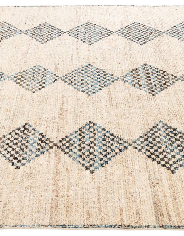 Detail image of 7' x 9' 7  Hand Knotted Moroccan Wool Rug