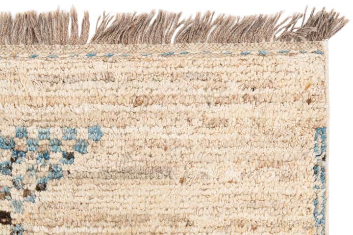 7' x 9' 7 Hand Knotted Moroccan Wool Rug