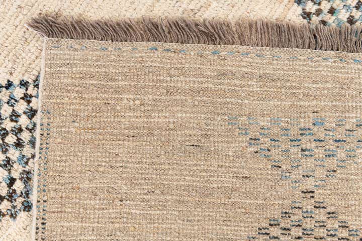 7' x 9' 7 Hand Knotted Moroccan Wool Rug