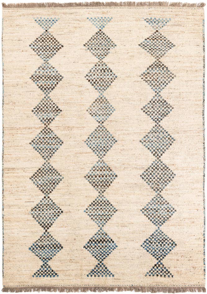 Detail image of 7' x 9' 7 Hand Knotted Moroccan Wool Rug
