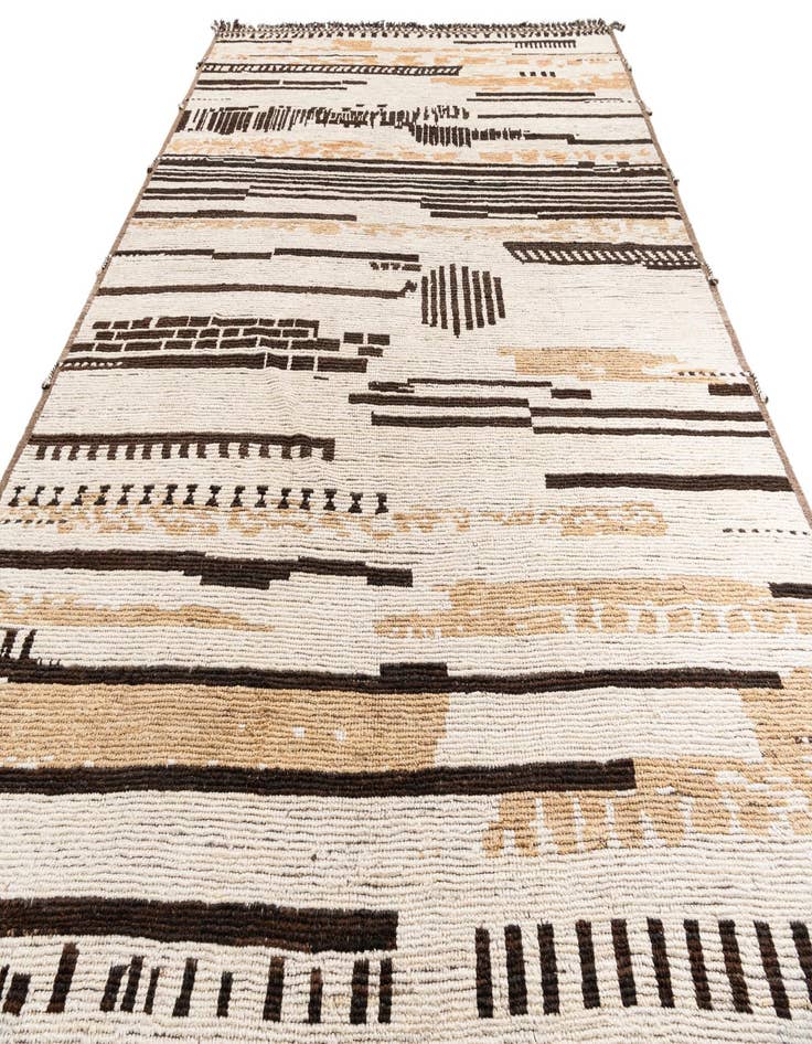 Detail image of 10' 2 x 13' 10  Hand Knotted Moroccan Wool Rug