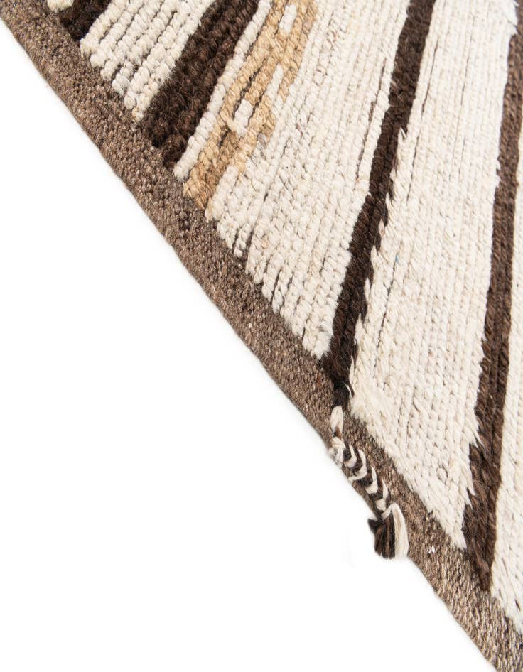 Detail image of 10' 2 x 13' 10 Hand Knotted Moroccan Wool Rug