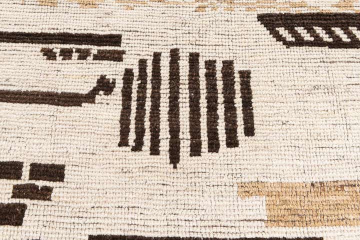 10' 2 x 13' 10 Hand Knotted Moroccan Wool Rug