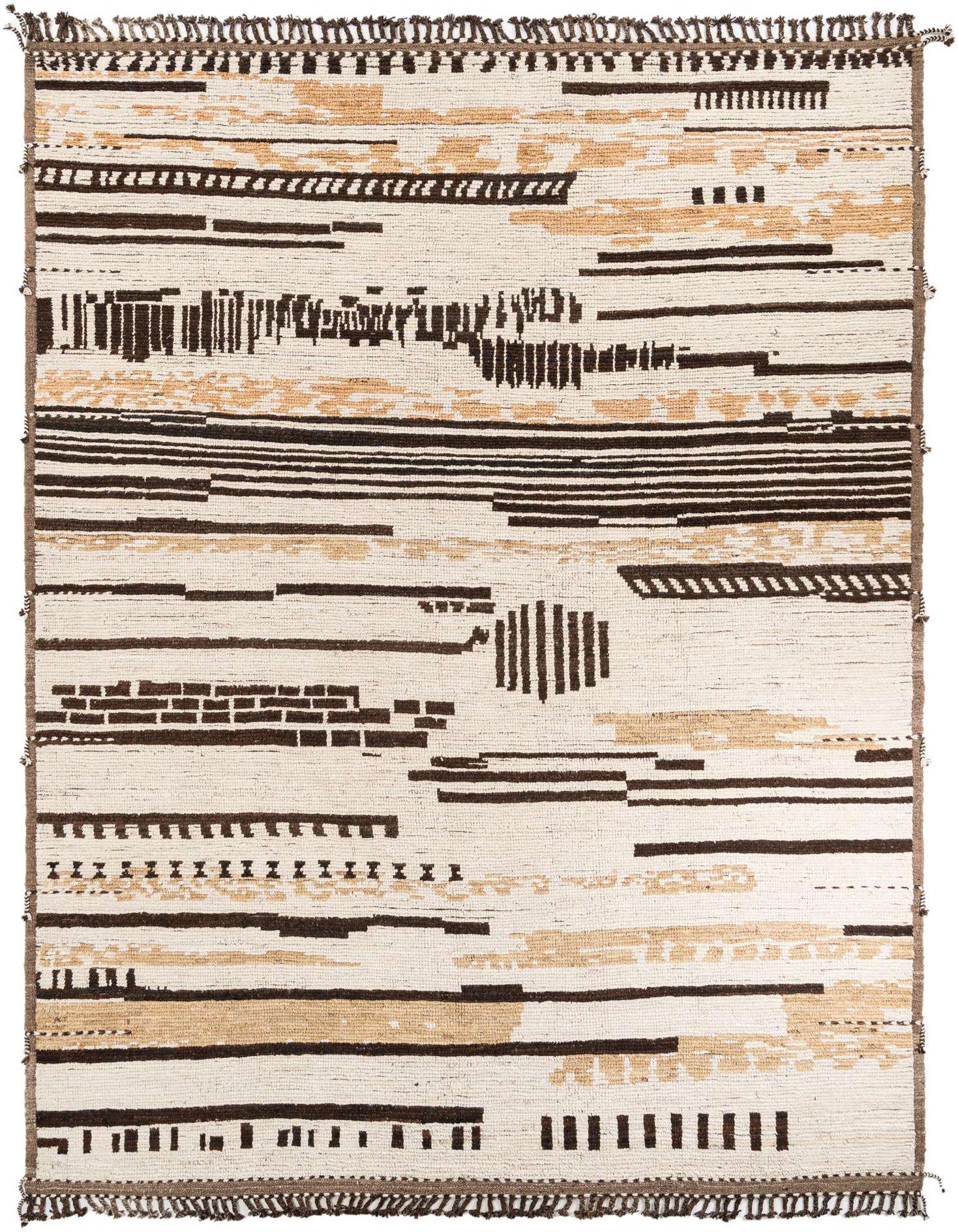 10' 2 x 13' 10 Hand Knotted Moroccan Wool Rug