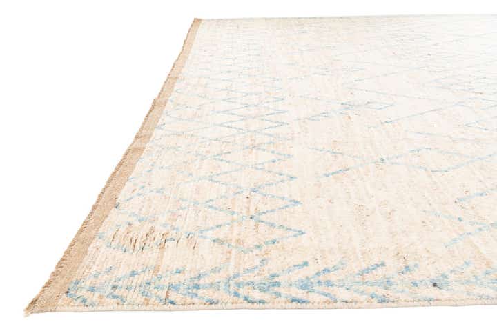 10' 4 x 13' 10 Hand Knotted Moroccan Wool Rug