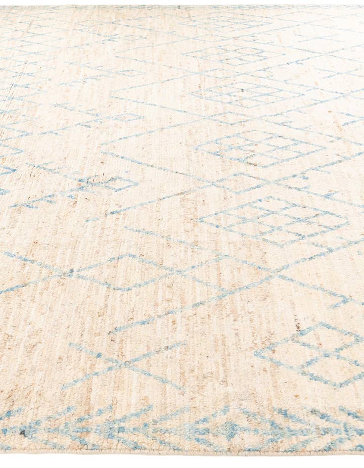 Detail image of 10' 4 x 13' 10  Hand Knotted Moroccan Wool Rug