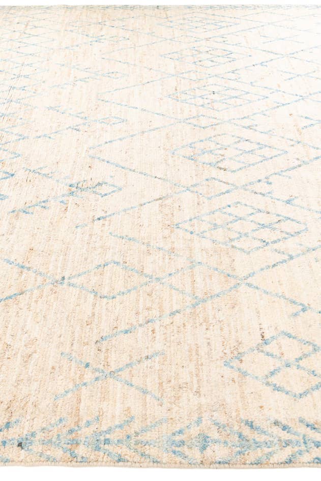 Detail image of 10' 4 x 13' 10 Hand Knotted Moroccan Wool Rug