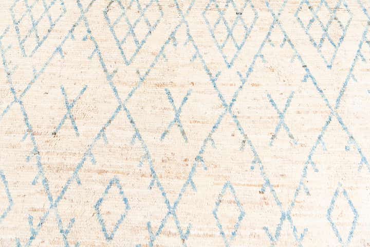 10' 4 x 13' 10 Hand Knotted Moroccan Wool Rug