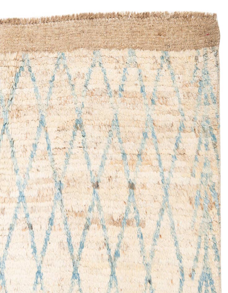 Detail image of 10' 4 x 13' 10  Hand Knotted Moroccan Wool Rug