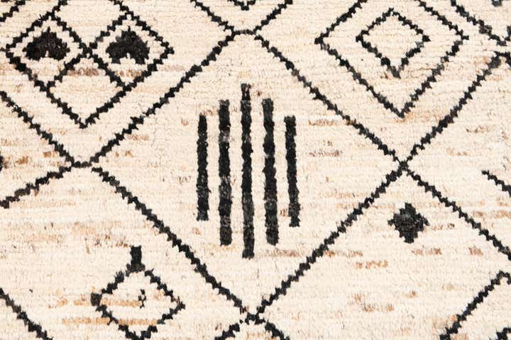 10' 5 x 13' 7 Hand Knotted Moroccan Wool Rug