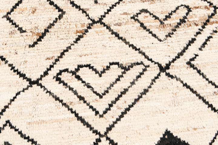 10' 5 x 13' 7 Hand Knotted Moroccan Wool Rug