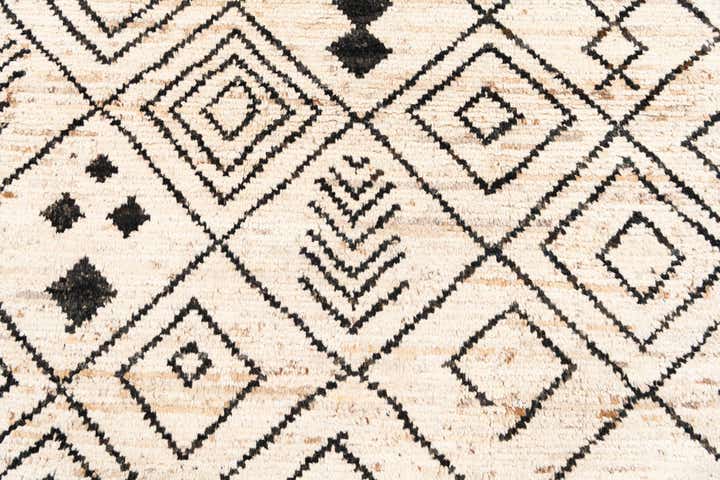 10' 5 x 13' 7 Hand Knotted Moroccan Wool Rug
