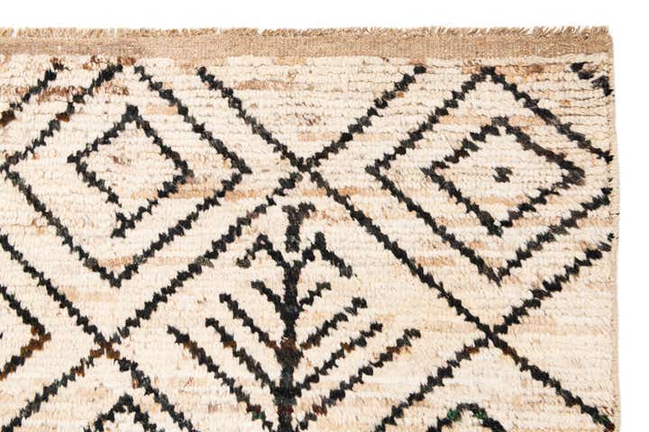 10' 5 x 13' 7 Hand Knotted Moroccan Wool Rug