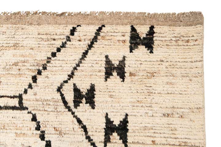 10' 4 x 13' 10 Hand Knotted Moroccan Wool Rug