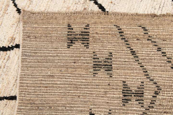 10' 4 x 13' 10 Hand Knotted Moroccan Wool Rug