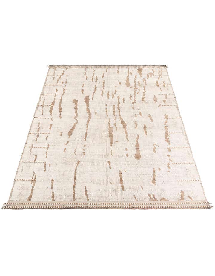 7' 10 x 10' 5 Hand Knotted Moroccan Wool Rug