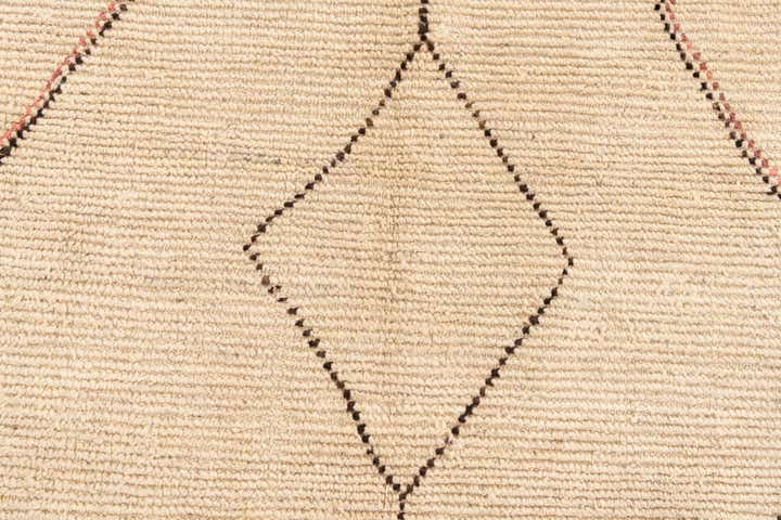 7' 10 x 10' 5 Hand Knotted Moroccan Wool Rug