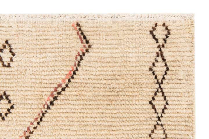 7' 10 x 10' 5 Hand Knotted Moroccan Wool Rug