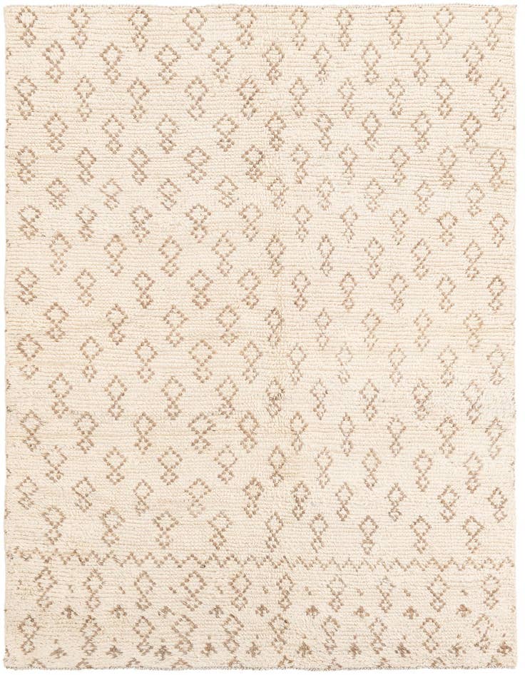 Detail image of 5' x 8' 9 Hand Knotted Moroccan Wool Rug