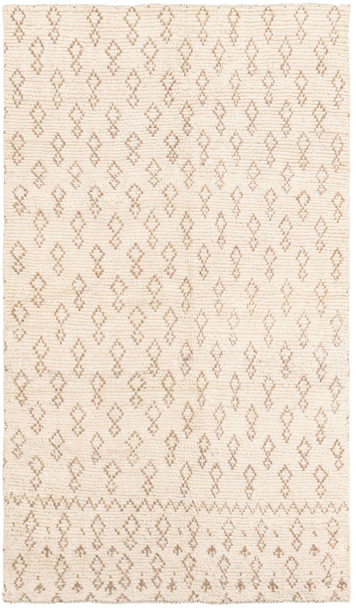 5' x 8' 9 Hand Knotted Moroccan Wool Rug