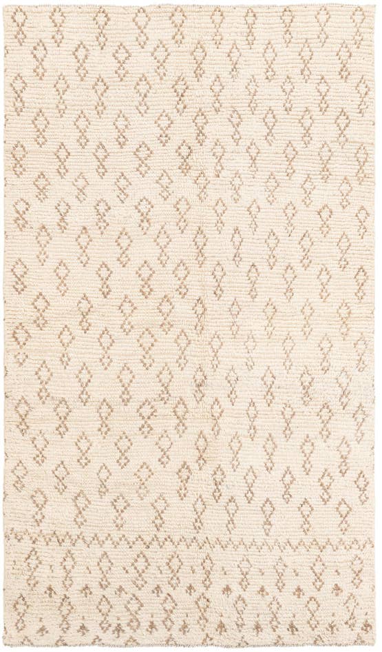 Detail image of 5' x 8' 9 Hand Knotted Moroccan Wool Rug