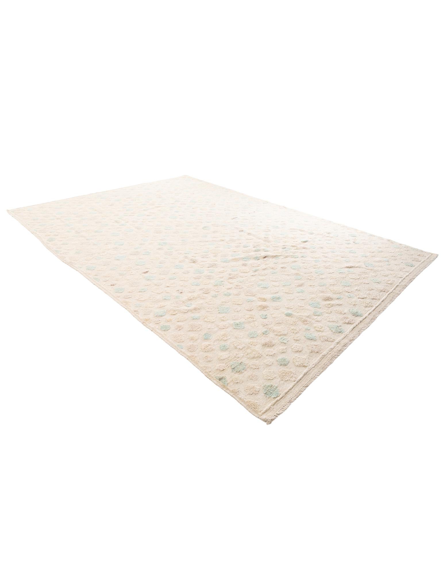 9' x 12' 6 Hand Knotted Moroccan Wool Rug