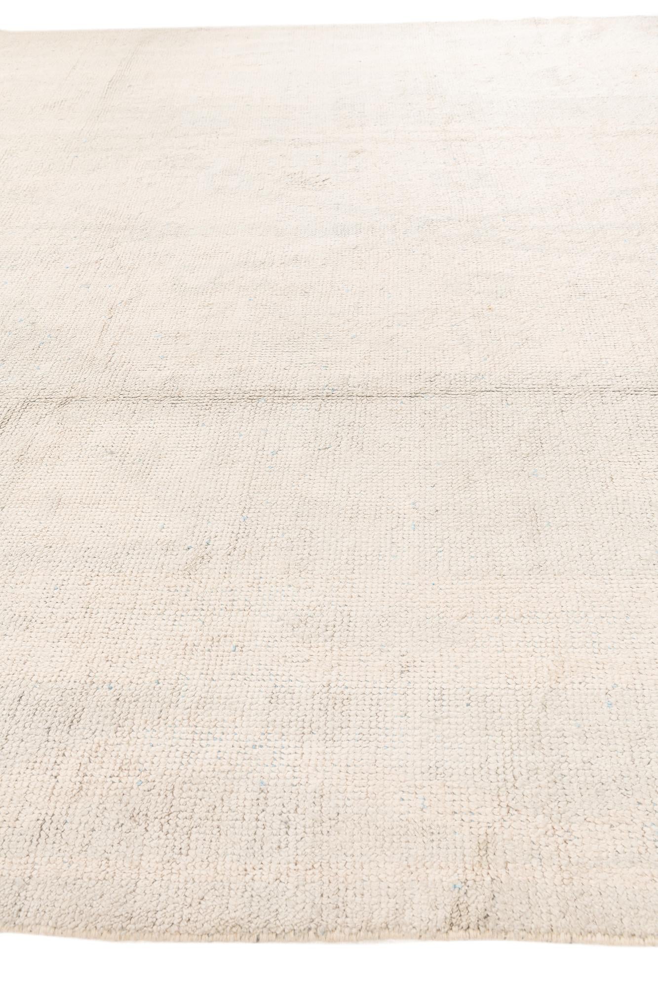 9' 7 x 13' 10 Hand Knotted Moroccan Wool Rug