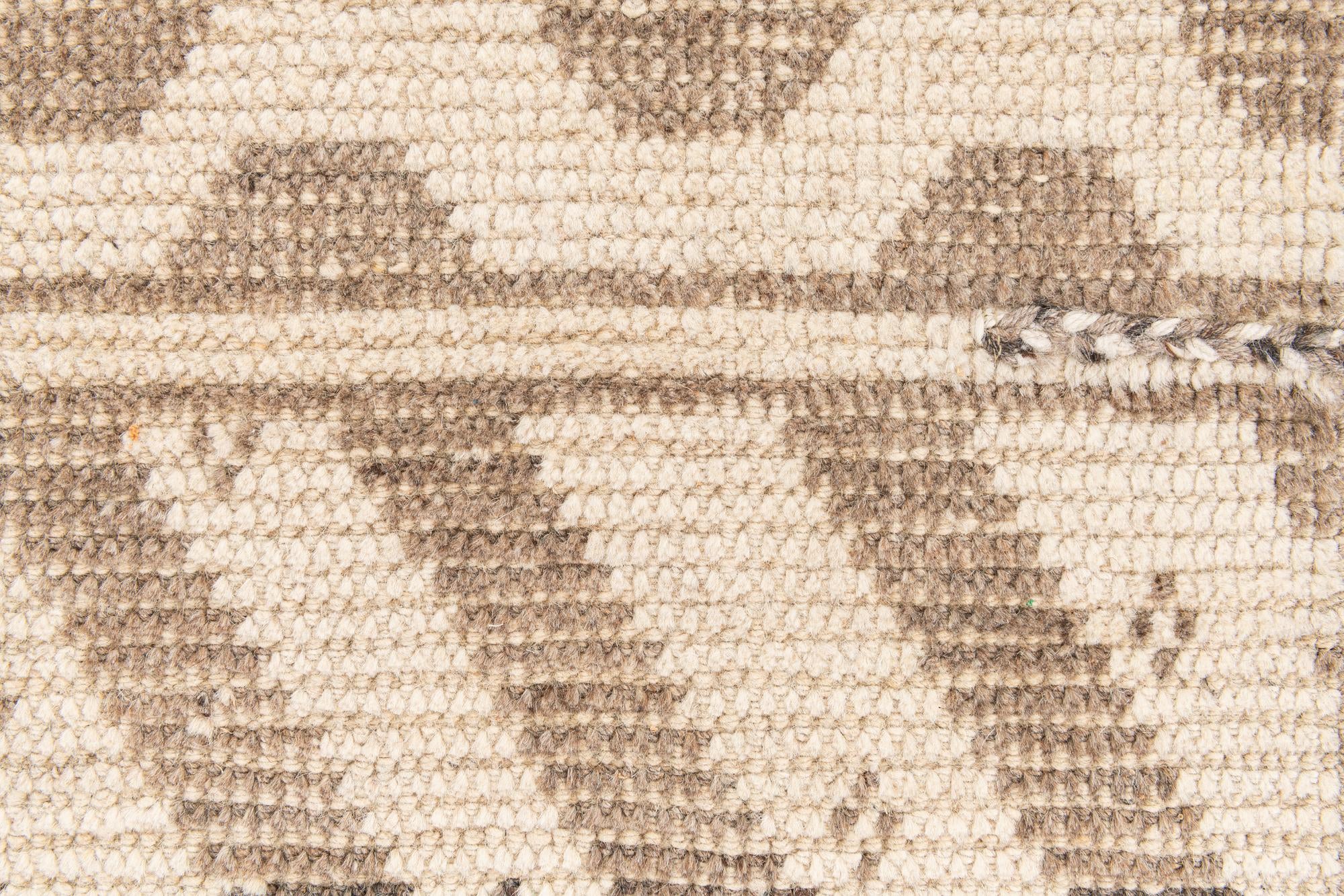 8' 5 x 10' 2 Hand Knotted Moroccan Wool Rug
