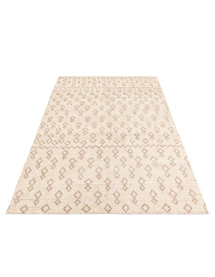 Detail image of 5' x 8' 9 Hand Knotted Moroccan Wool Rug