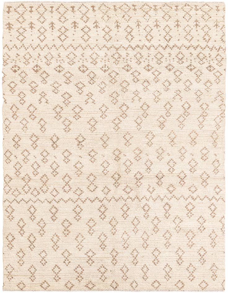 Detail image of 5' x 8' 9 Hand Knotted Moroccan Wool Rug