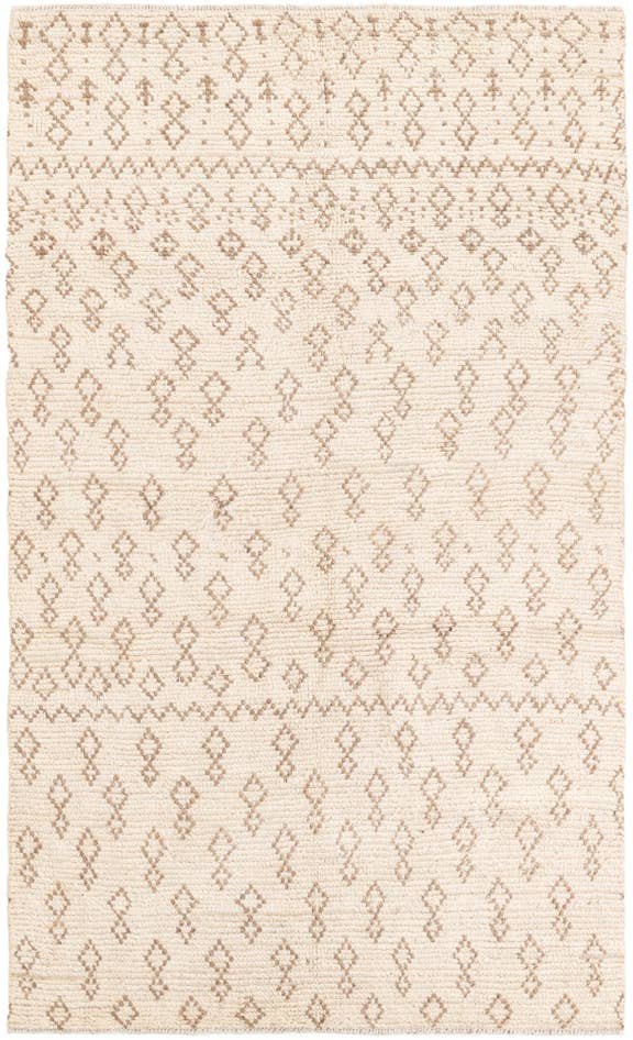 Detail image of 5' x 8' 9 Hand Knotted Moroccan Wool Rug