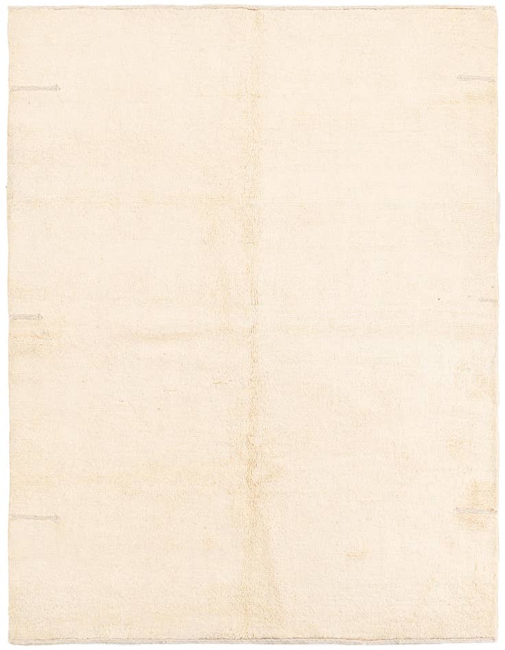 Detail image of 5' 8 x 7' 10 Hand Knotted Moroccan Wool Rug