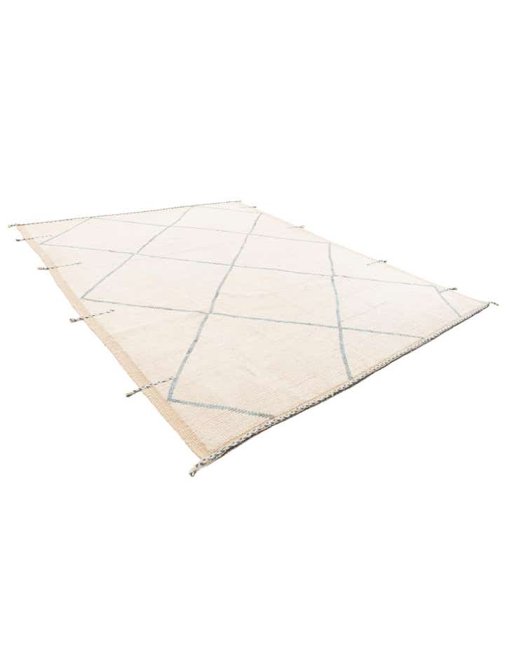 8' x 10' 1 Hand Knotted Moroccan Wool Rug