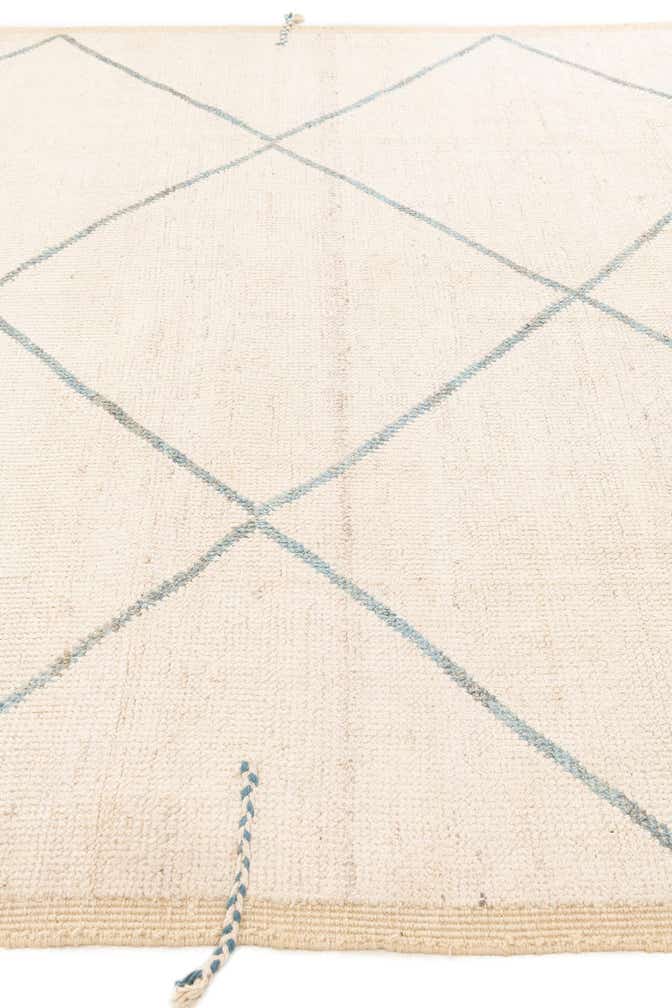 8' x 10' 1 Hand Knotted Moroccan Wool Rug