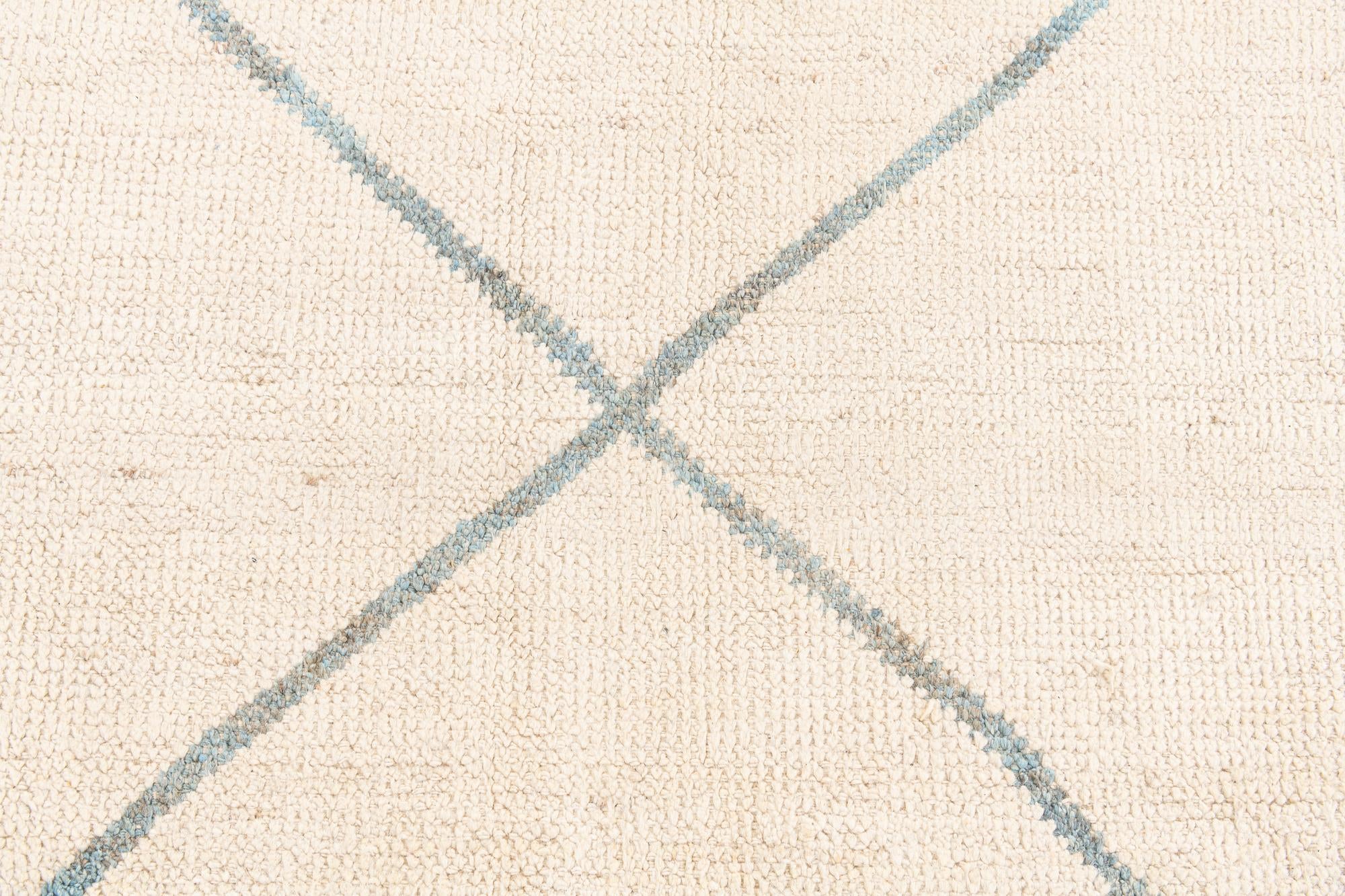 8' x 10' 1 Hand Knotted Moroccan Wool Rug