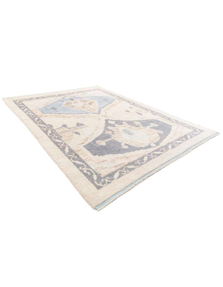 7' 6 x 10' 2 Hand Knotted Moroccan Wool Rug
