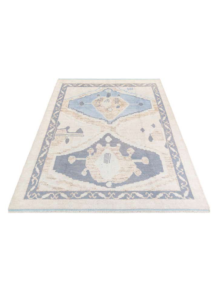 7' 6 x 10' 2 Hand Knotted Moroccan Wool Rug