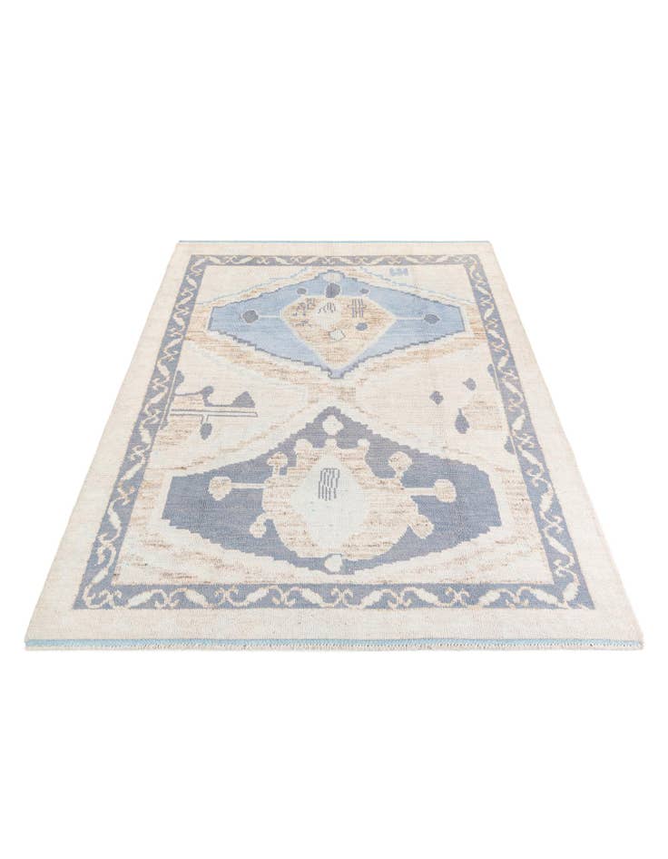 Detail image of 7' 6 x 10' 2 Hand Knotted Moroccan Wool Rug