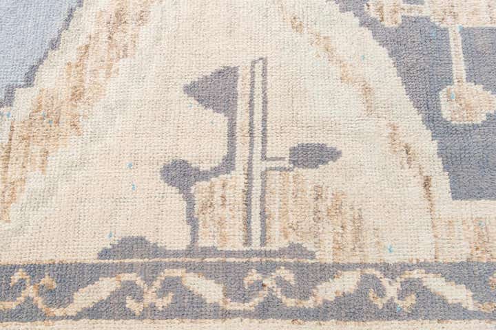 7' 6 x 10' 2 Hand Knotted Moroccan Wool Rug