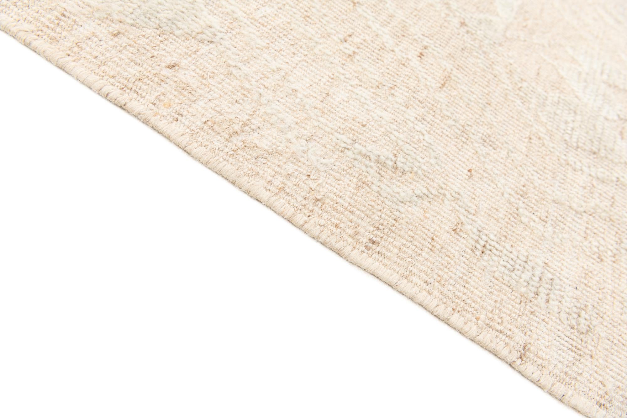 8' 7 x 12' 8 Hand Knotted Moroccan Wool Rug