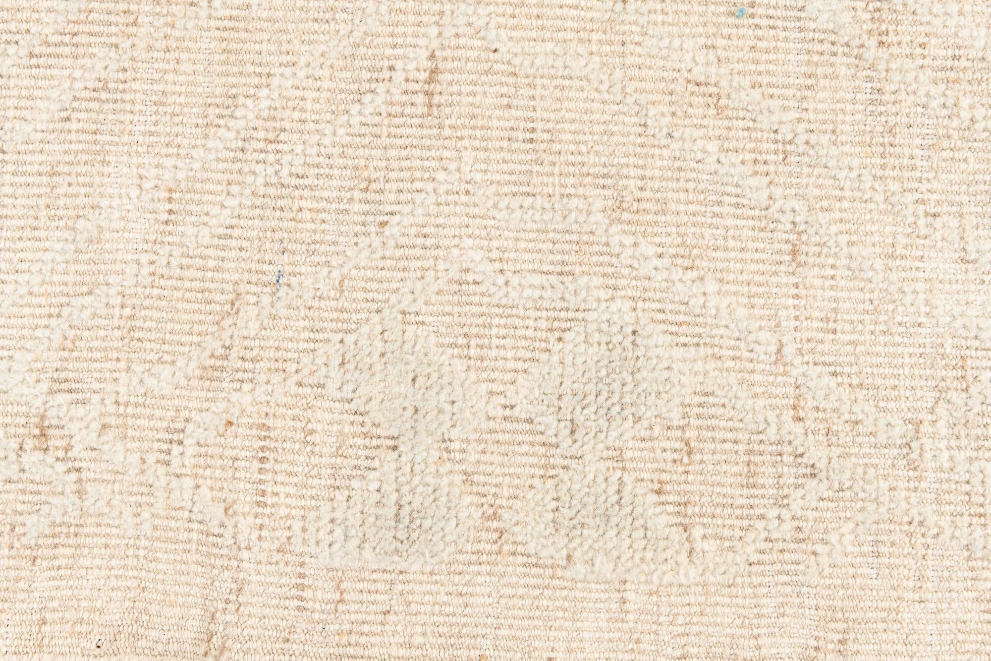 8' 7 x 12' 8 Hand Knotted Moroccan Wool Rug