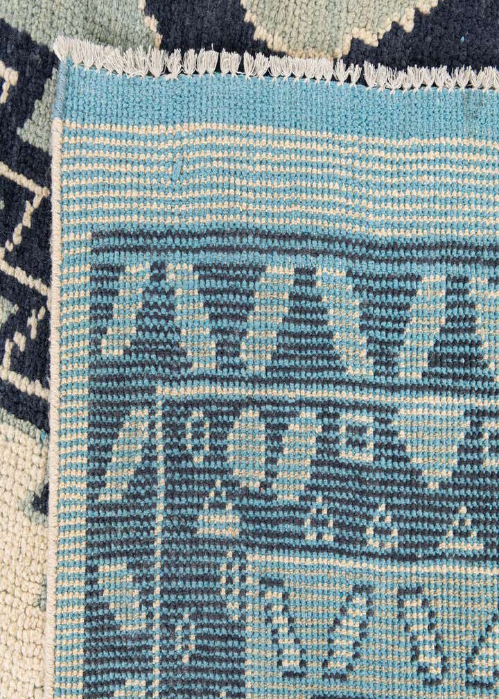 8' 9 x 12' 4 Hand Knotted Moroccan Wool Rug