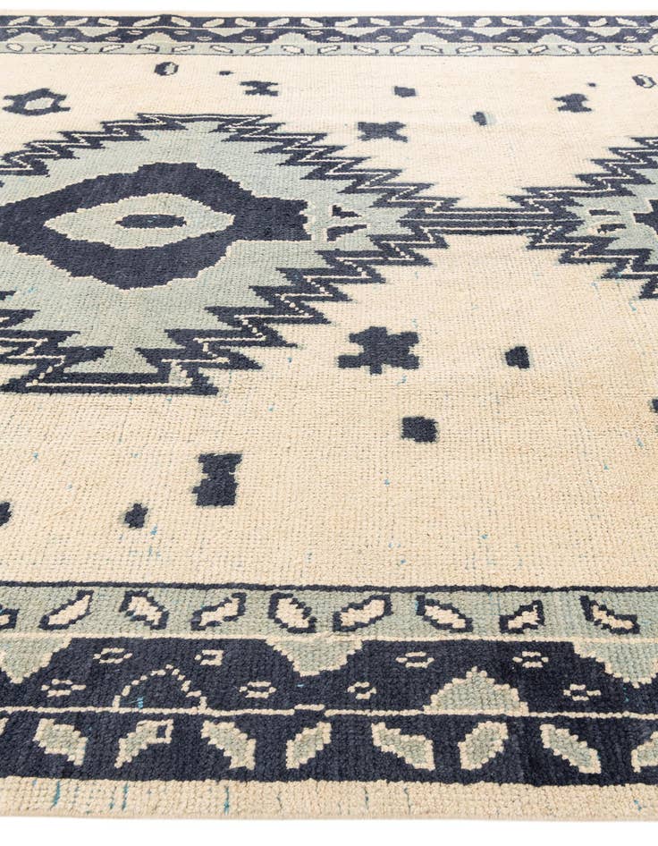 Detail image of 8' 9 x 12' 4  Hand Knotted Moroccan Wool Rug