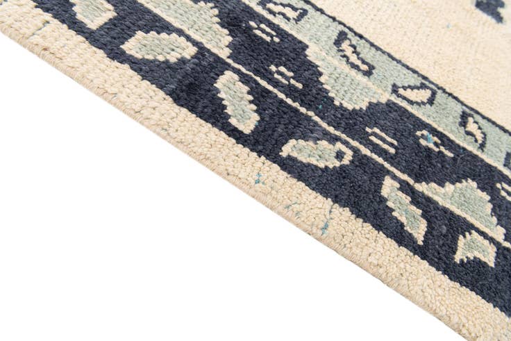 Detail image of 8' 9 x 12' 4 Hand Knotted Moroccan Wool Rug