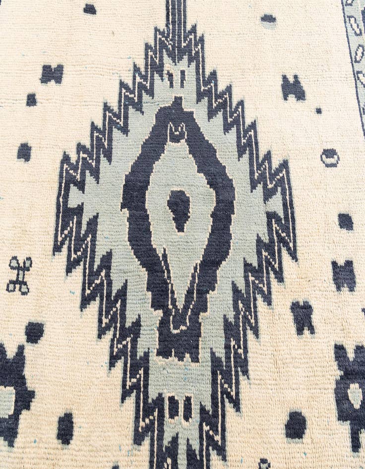Detail image of 8' 9 x 12' 4  Hand Knotted Moroccan Wool Rug