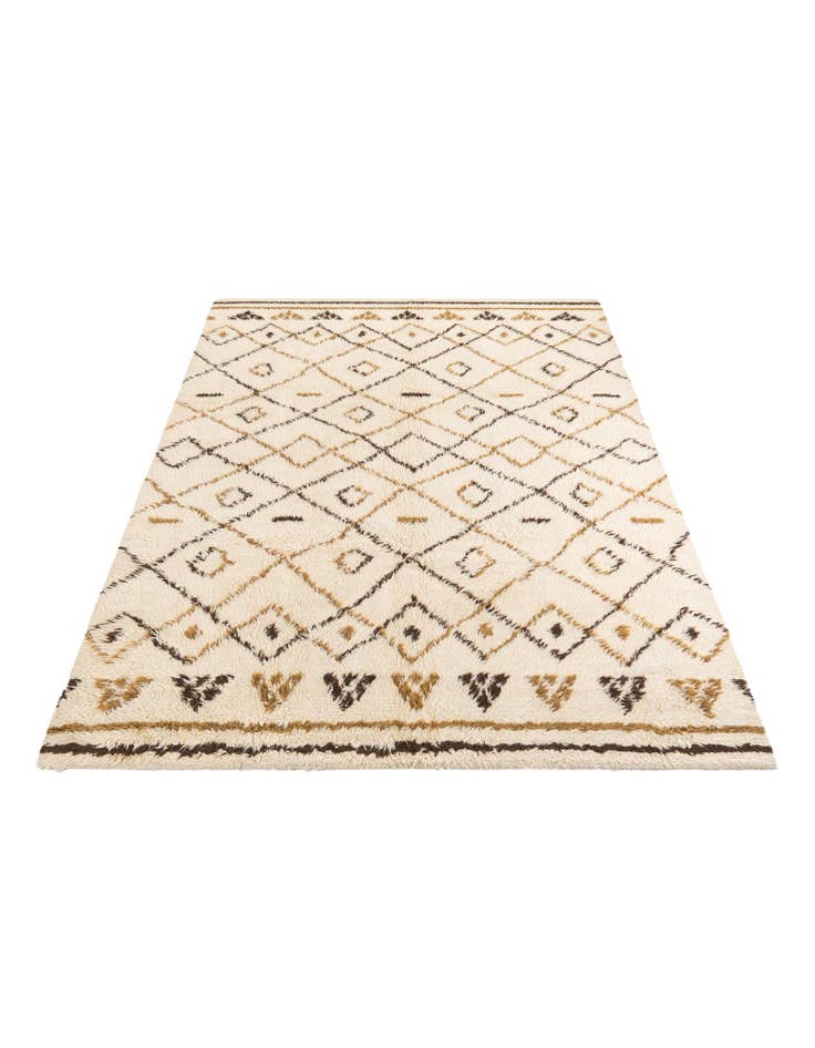 Detail image of 7' 10 x 10' 2 Hand Knotted Moroccan Wool Rug