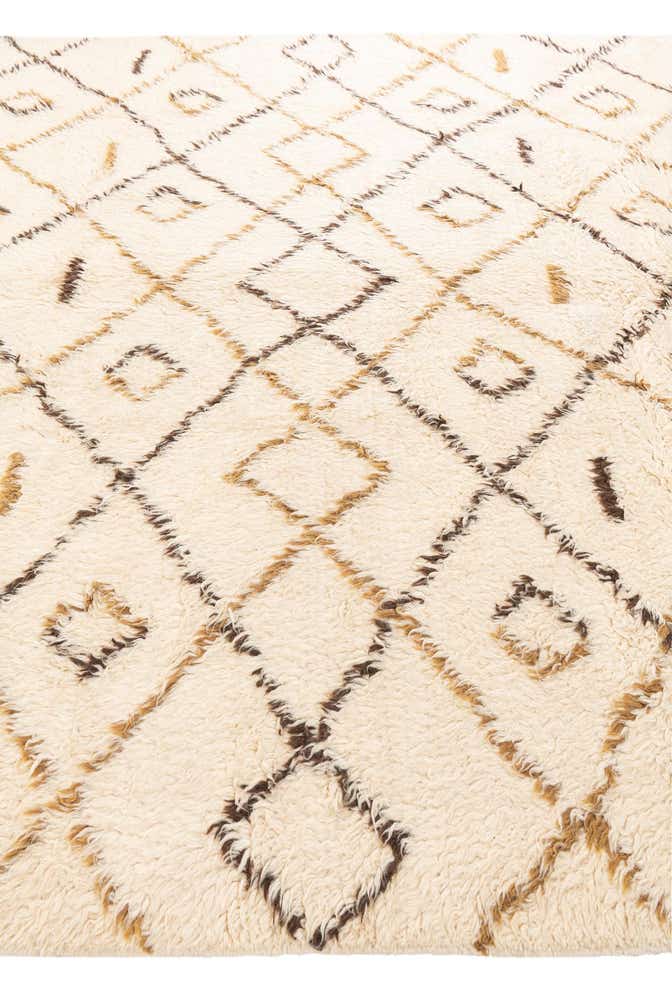 7' 10 x 10' 2 Hand Knotted Moroccan Wool Rug