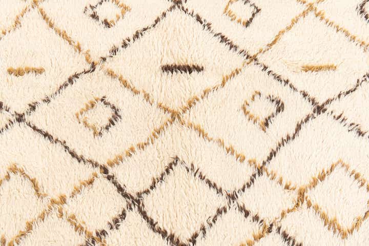 7' 10 x 10' 2 Hand Knotted Moroccan Wool Rug