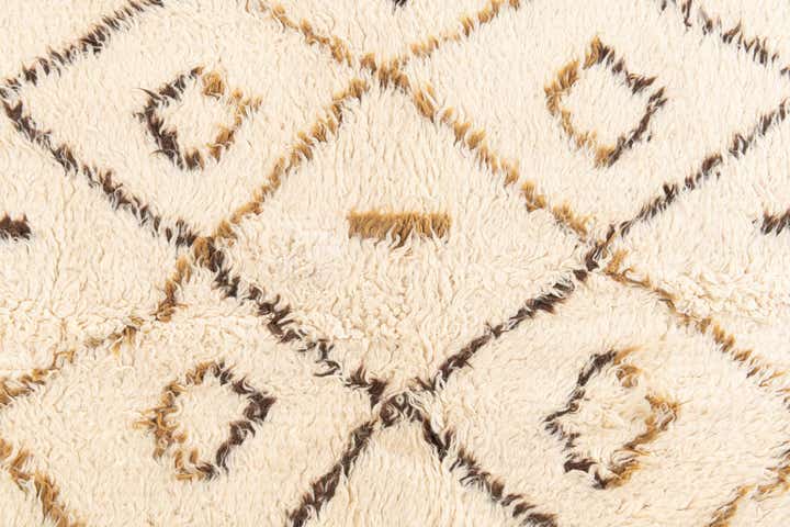 7' 10 x 10' 2 Hand Knotted Moroccan Wool Rug