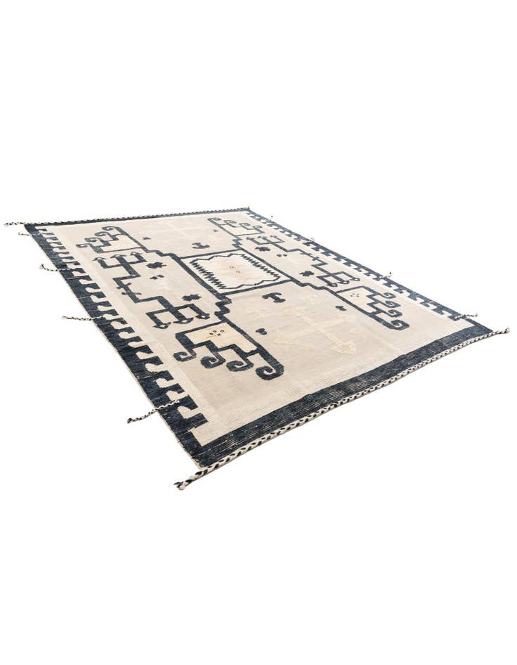 Detail image of 8' 2 x 10' 5  Hand Knotted Moroccan Wool Rug